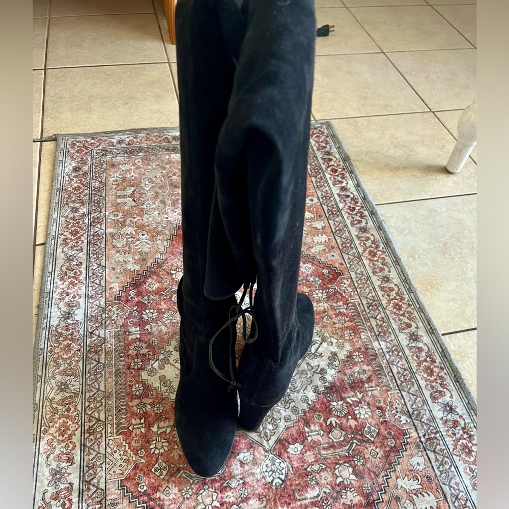Stuart Weitzman Highland Suede Over-Knee Boot | size 8.5